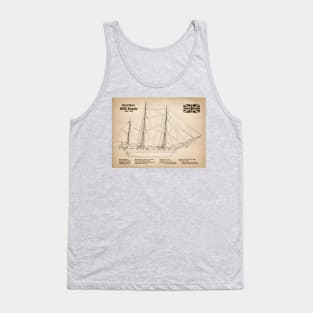 Charles Darwin HMS Beagle Tall Ship - SD Tank Top